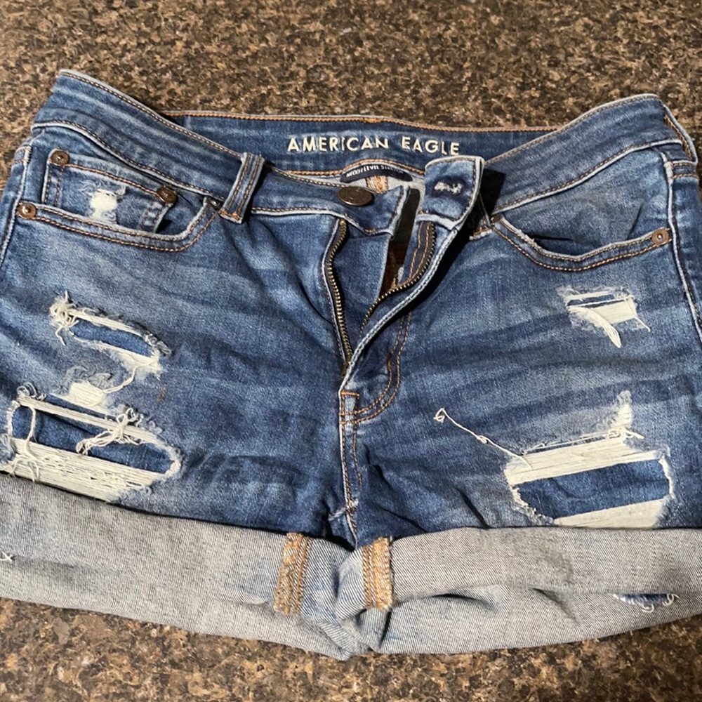 american eagle jean shorts